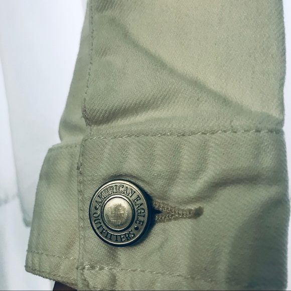 American Eagle White Jean Jacket - Picture 3 of 5